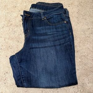 Maurices Blue Straight Leg Jeans Classic Denim